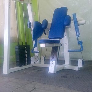 Bicep Sentado Unilateral 100kg.