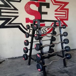 set de barra 5 rectas y 5 curvas plastificadas